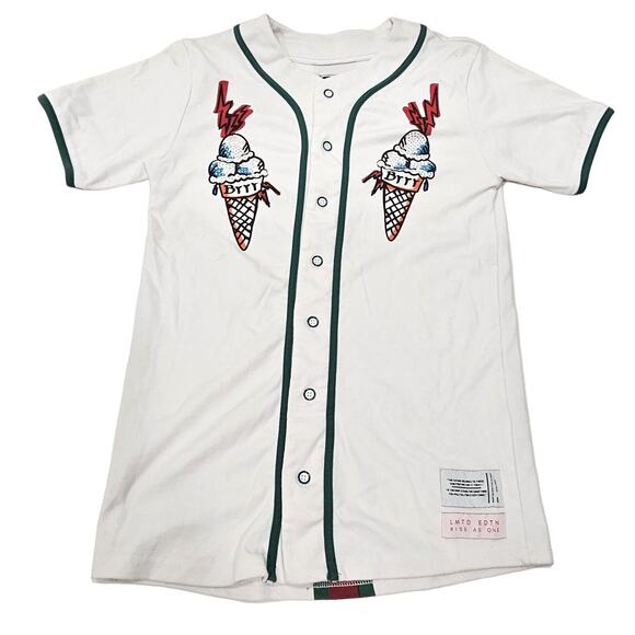 Adult Medium - Rise as 1NE Limited Edition Wizop - Cartoon Jersey Button Tee - Picture 2 of 16